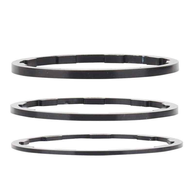 VGEBY Cassette Spacer 3 Pcs/Set, 3 Sizes Headset Spacer with Flywheel Hub Spacer (1mm+1.5mm+2mm) â€“ Cycling Bottom Bracket Axle Washer Gasket for Bicycle Freehub & Bottom Bracket - Image 1